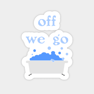 Off We Go Sticker